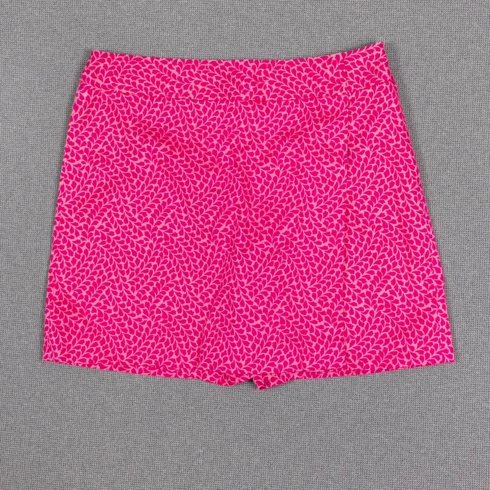 Ann Taylor Barbiecore Printed Skort